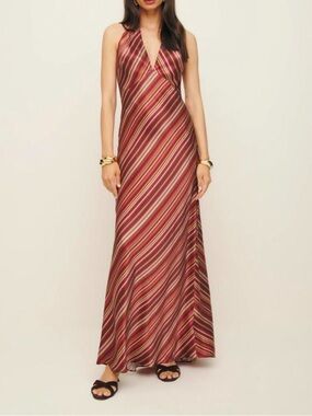 Reformation Daniela Silk Dress